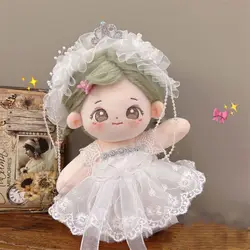 With Cartoon Headband Doll Lovely Clothes Cute 9 Styles Plush Dolls Clothes Fashion Dresses Skirt
