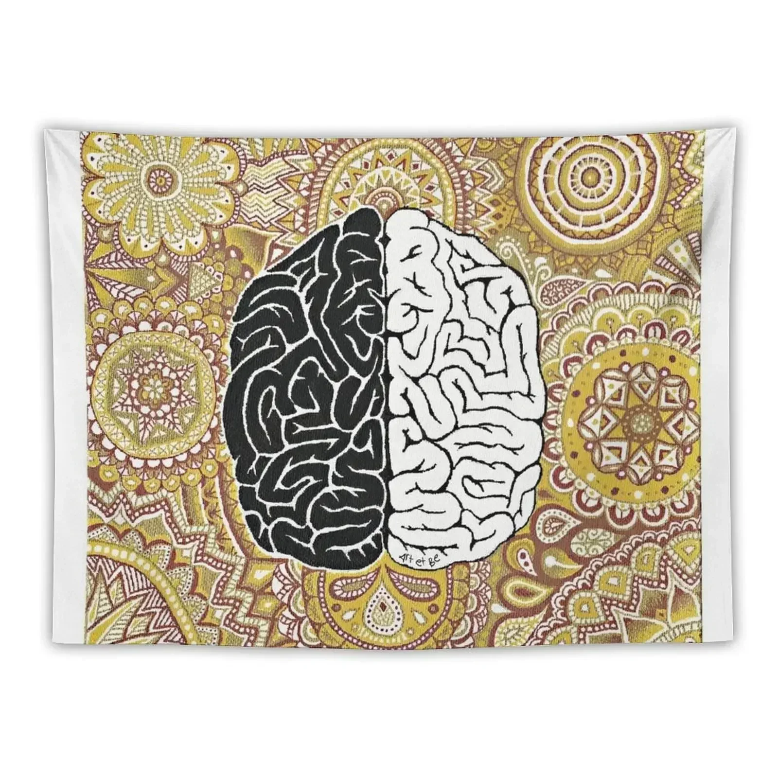 

Big Brain Tapestry Christmas Decoration Decorative Paintings Room Decor Aesthetic Luxury Living Room Decoration Tapestry