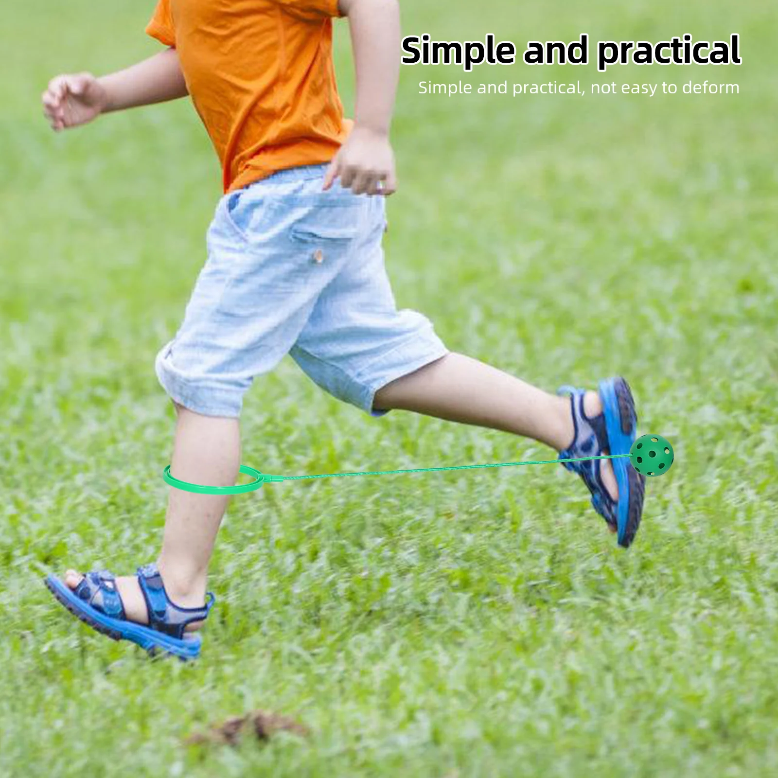 6 Pcs Hoop Ball Skip Ankle Toy Jump Rope for Kids Toys Leg Sports Outdoor Child