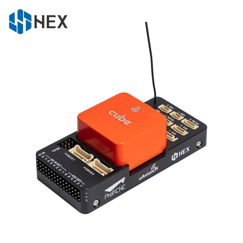 PX4 HEX 픽스호크 큐브 오렌지 + 여기에 3 GPS GNSS m8p, ADS-B 캐리어 보드 지지대 S. 버스 CPPM DSM 비행 제어