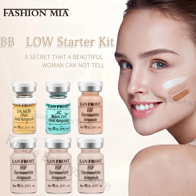 Korea 8ml BB Cream Glow Essence Kit Niacinamide/Peptide Foundation Persistent Moisturiser Sunscreen Rejuvenation Face Skin Care