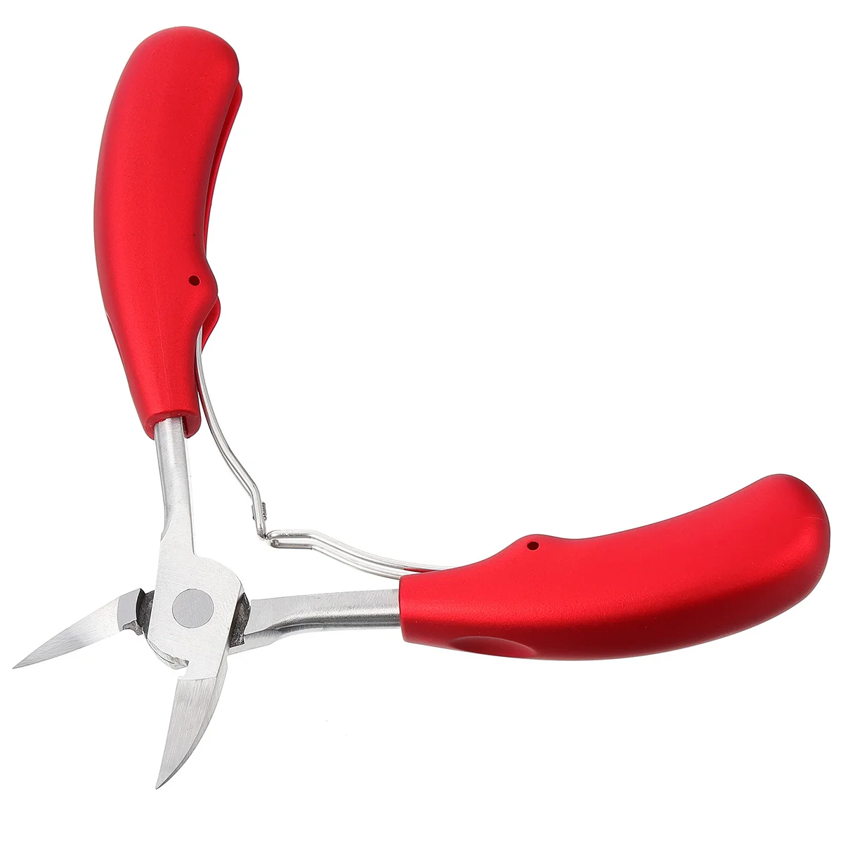 1 pz pinza per unghie dei piedi in acciaio inossidabile tagliaunghie curvo di precisione per unghie incarnite spesse strumento per pedicure manicure con presa facile