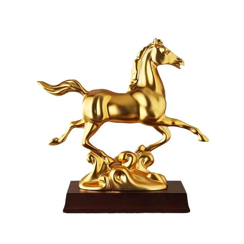 Office desktop horse ornament, living room housewarming study ornament