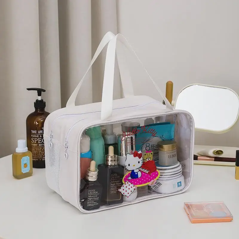 

Sanrios Hello Kittys My Melody Cinnamoroll Cosmetic Bag Good-Looking High-Capacity Storage Bag Fashion Portable Bag Gift