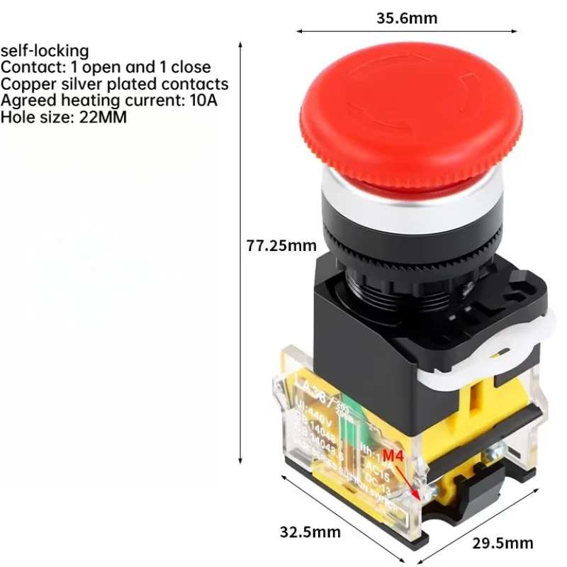 botao-de-parada-de-emergencia-la38-11zs-com-cabeca-de-cogumelo-compativel-com-interruptor-de-botao-de-22mm-interruptor-de-energia-com-auto-bloqueio-220v