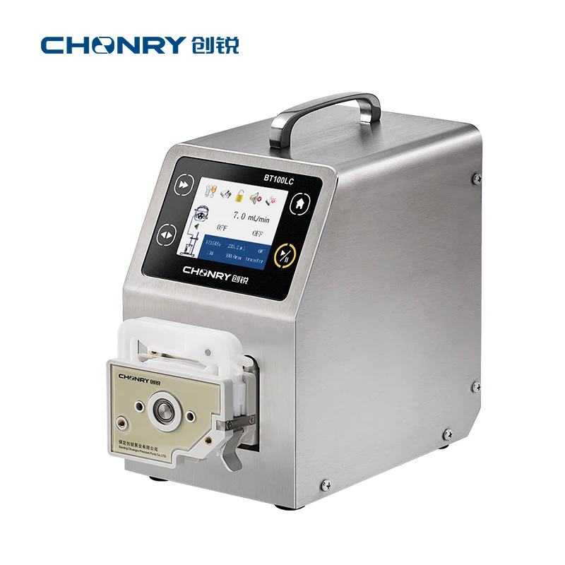 BT100LC Lab PH Controller Dosing Pump Transfer Peristaltic Pump Stepper Motor Multi Channel Liquid Transfer