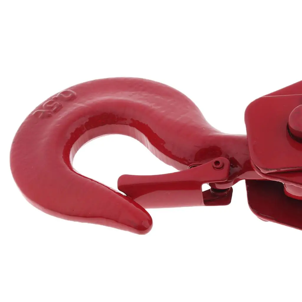 1102 lbs Hoist Pulley Wheel Block and Tackle Puller Lift Tools