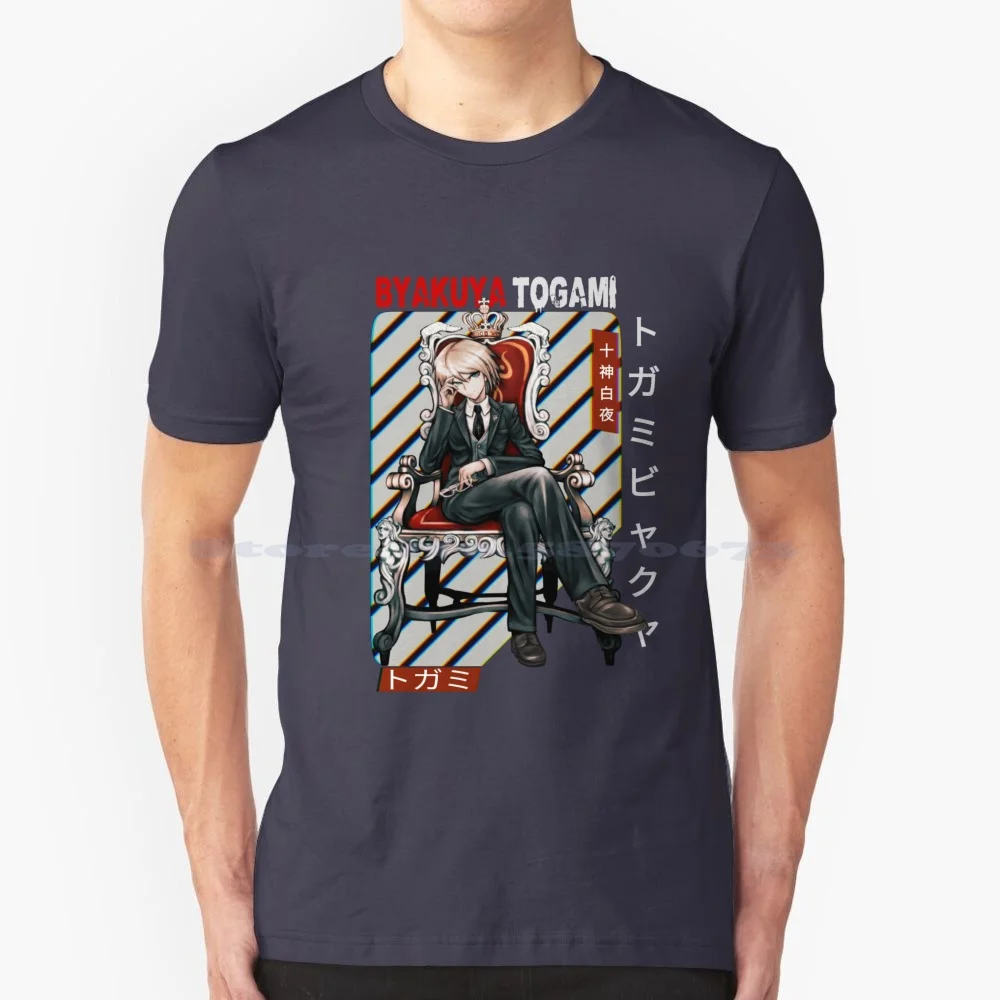 Byakuya Togami T Shirt 100% Cotton Tee Anime Byakuya Togami Mikan Tsumiki Ibuki Chiaki Sayaka Maizono Fuyuhiko Byakuya Togami