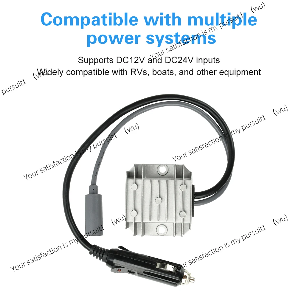 DC12V/24V to 30V 3.5A Mini DC Step-Up Converter with Cigarette Lighter Plug Suitable for Motorhomes and Boats etc.