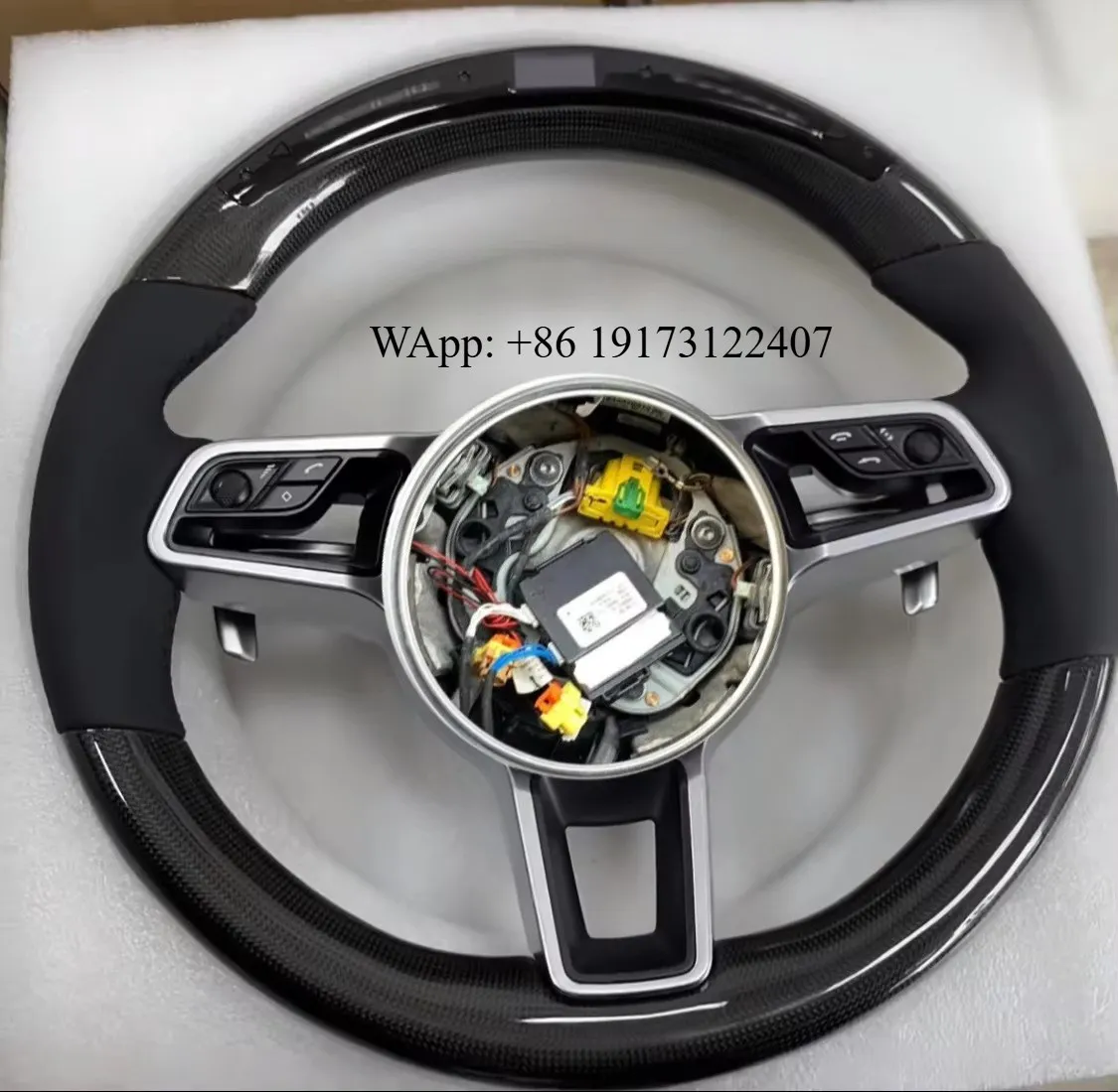 

Upgraded Carbon Fiber Steering Wheel for P 911 Targa 992 991 Paddle Shifters