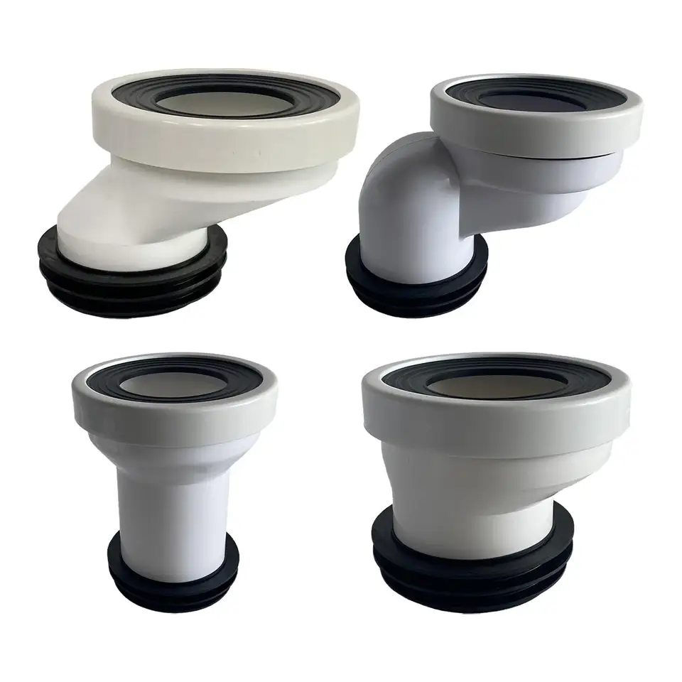 Connecteur Universel Tuyau Évacuation Toilettes - Flexible 280-650mm, Installation Facile Et Étanche