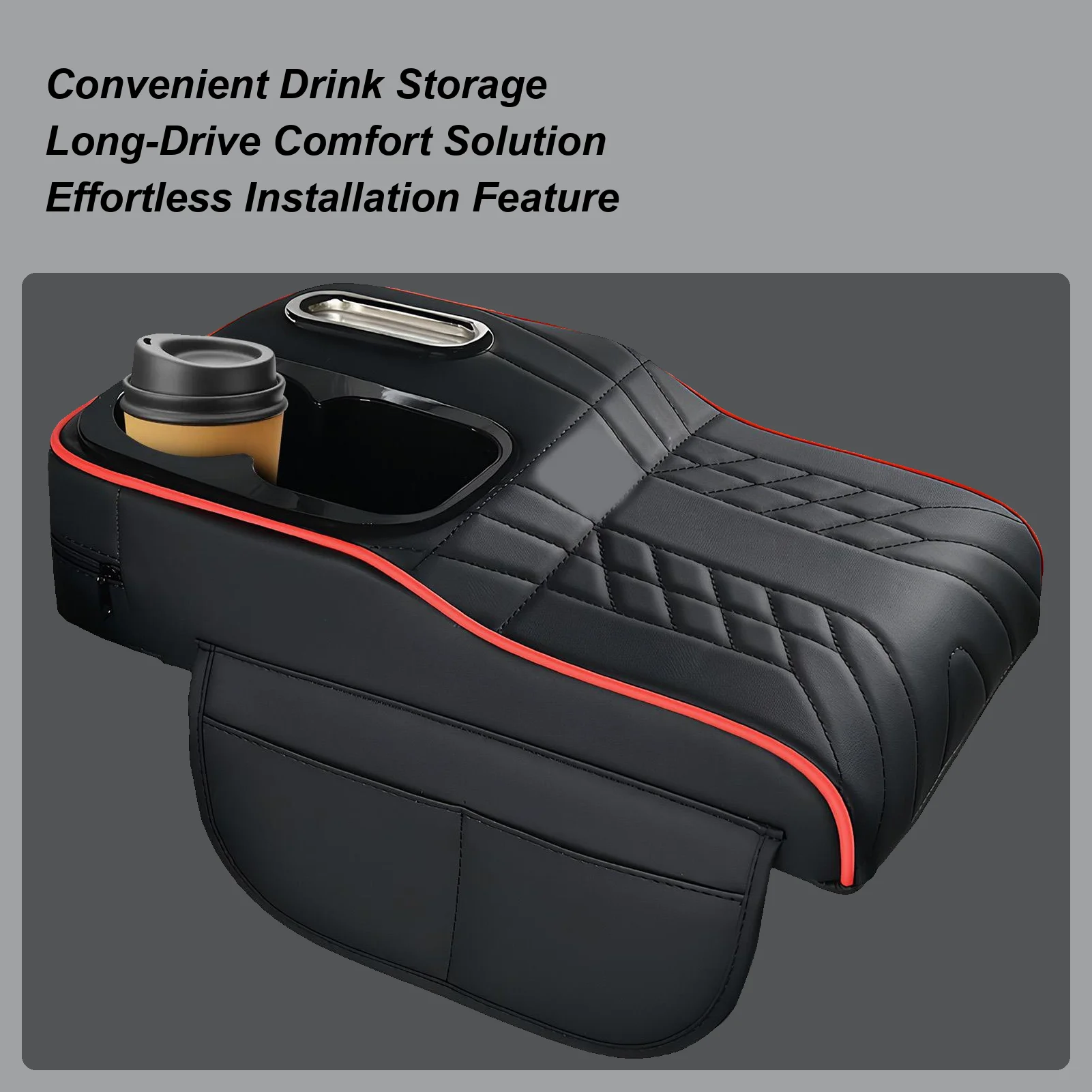 

Автомобильный подлокотник, многофункциональный органайзер, автомобильный подлокотник, держатель для бутылки для внедорожника, грузовика, седана, минивэна, поездки на работу