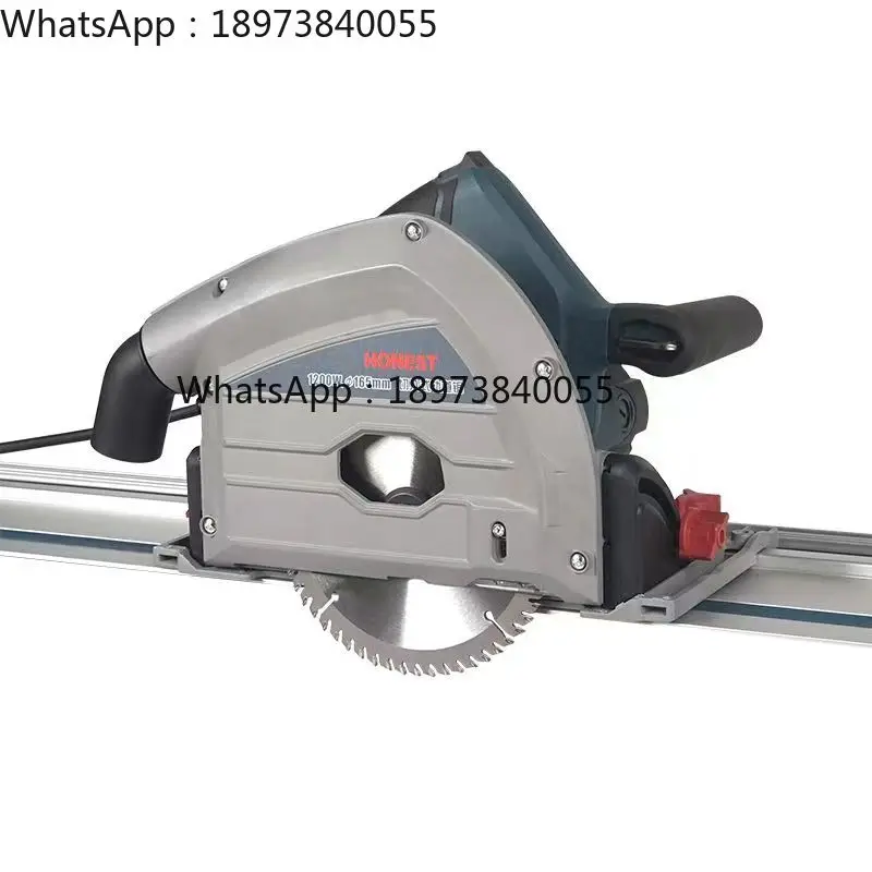 -منشار المسار، منشار السكك الحديدية الدائرية الكهربائية العالمية، لوحة آلة القطع المحمولة لأعمال النجارة- #1