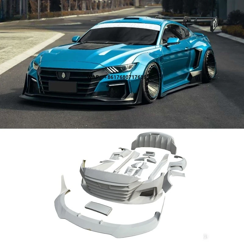 SW Body Kit for  Mustang 2015-2022 Upgrade Modification Front Bumper Facelift Performance Kit Car Auto Parts