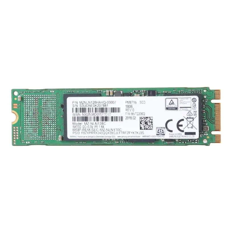 

PM871 PM851 CM871 NGFF SSD M.2 128 ГБ Внутренний твердотельный накопитель Замена Прямая поставка