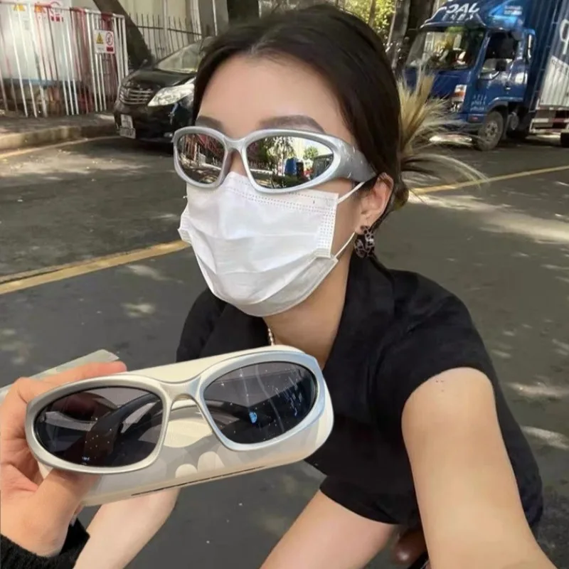 Y2K Punk Vintage Sonnenbrille Frauen Männer Luxus Marke Designer Sonnenbrille Mode Sport Brillen UV400 Brille