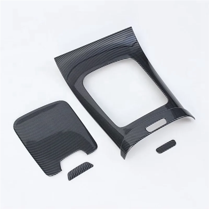 لوحة ناقل الحركة للسيارة غطاء كوب الماء المركزي لسيارة Mercedes Benz GLC Class X254 GLC260 GLC300 2023 لوازم السيارات (الكربون) #2