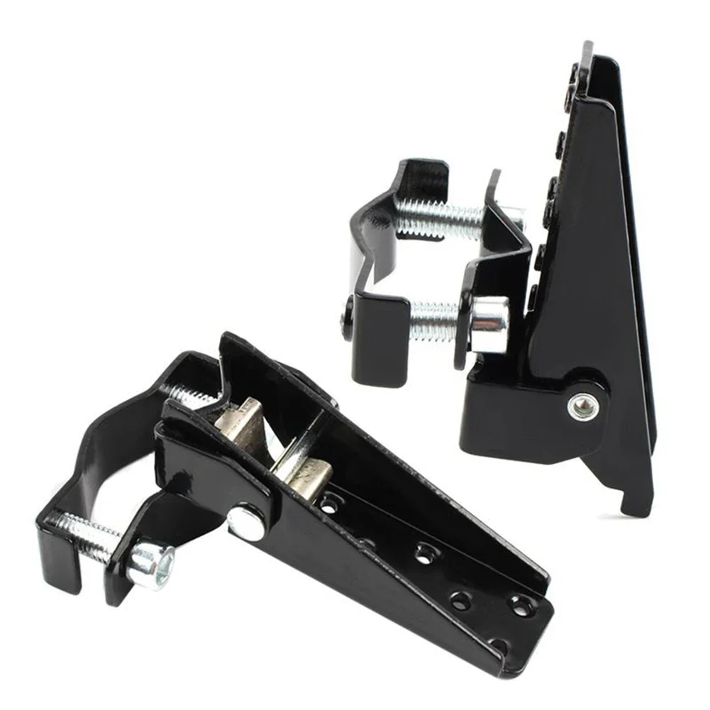 

2pcs Motorcycle Foldable Footrest Bicycle Steel Folding Foot Pedal Fork Foot Step Peg Chrome MTB Bike Footboards Accessories