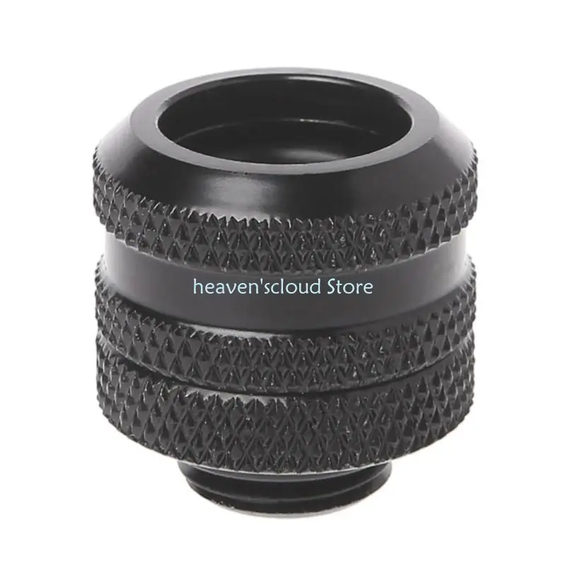 Y88B 1- 팩 G1/4 "빠른 조임 하드 튜브 압축 피팅 PC 물 상쾌한 커넥터 10x14mm