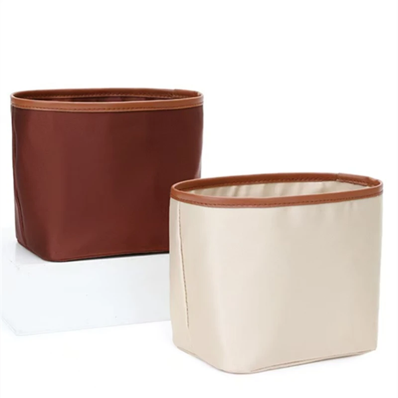 Bag Inner Liner Organizer Accessory Fit For Celine Triomphe Bucket Satin Insert Pocket Expand Storage Space Fix Shape Lining