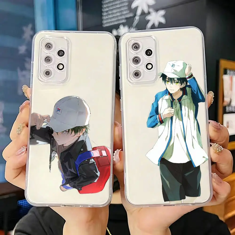 Funda Transparente para Teléfono con Diseño de The Prince of Tennis, Estilo Indie Dreamy, para Samsung S25, S24, S21, S22, S23, S30, Ultra, S20, Plus, Fe