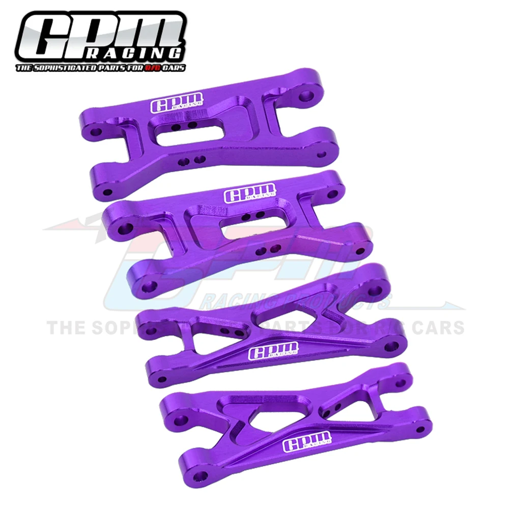

GPM для LOSI 1/24 Micro-B 2WD Buggy RTR LOS00007, обновленные аксессуары, металлический алюминиевый сплав 7075, передние и задние нижние рычаги LOS-1768