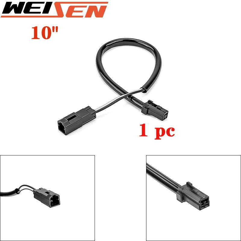 

Motorcycle 10" 25cm Heated Grip Wiring Harness Extension For Harley Davidson Touring Softail Fat Boy Bob /Breakout Plug N Play