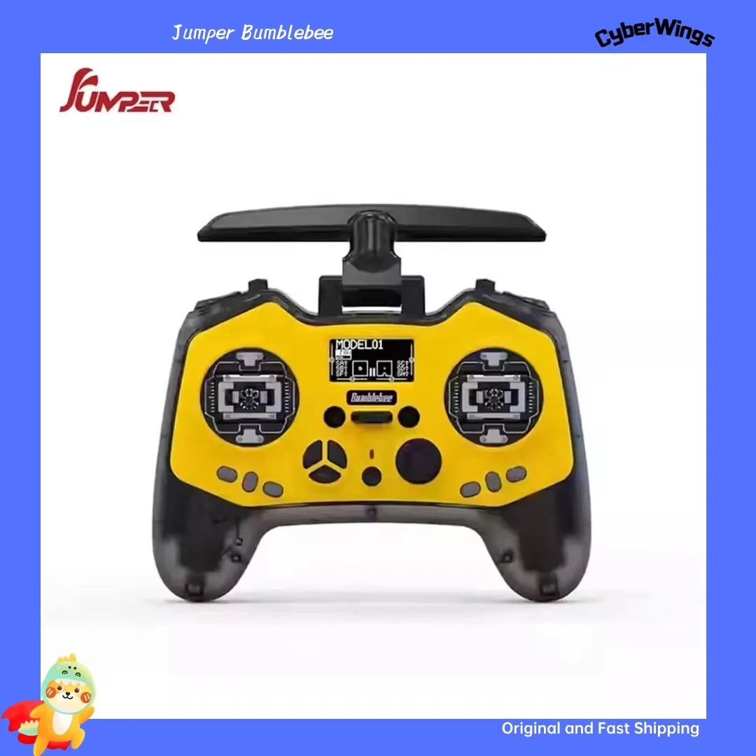 No battery Jumper Bumblebee ELRS 2.4GHz Radio Transmitter, Built-in 1000mW Module, Hall/RDC50 Sensor Gimbals RC Remote