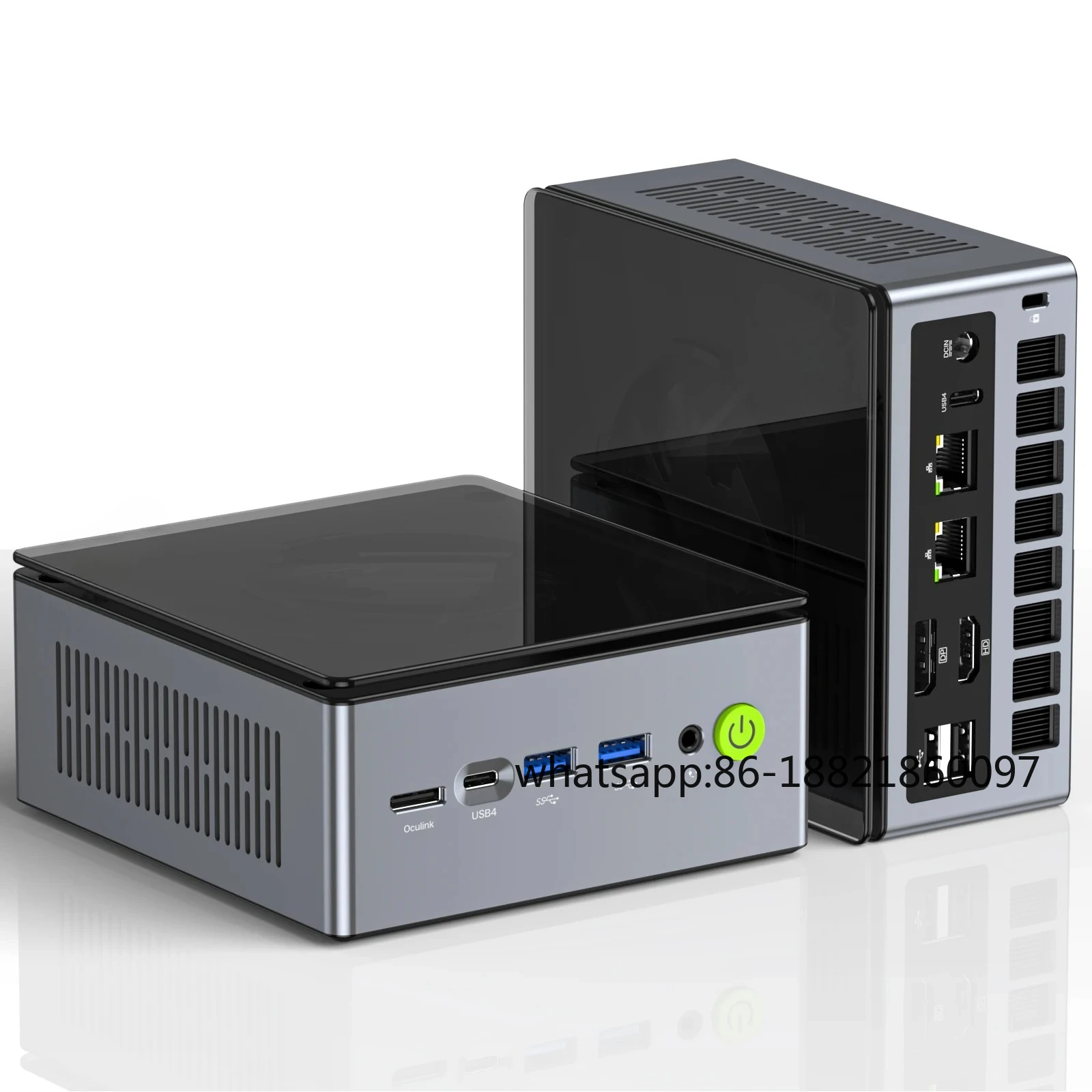 

GMKtec K8 Plus Ryzen 7 8845HS Mini PC Windows 11 Pro DDR5 128GB 5600MT/s PCIe 4.0 4TB NVMe SSD WiFi6 BT5.2 Desktop Computer