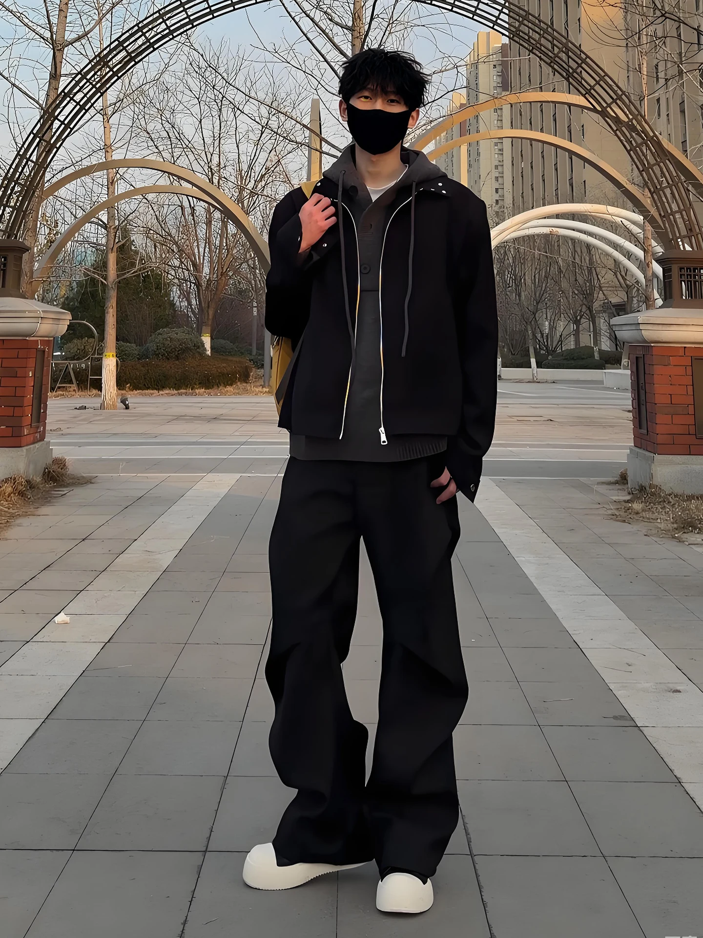 

Брюки-палаццо с плиссировкой и подкладкой для подростков, повседневные, свободного кроя, прямые, для зимы и работы