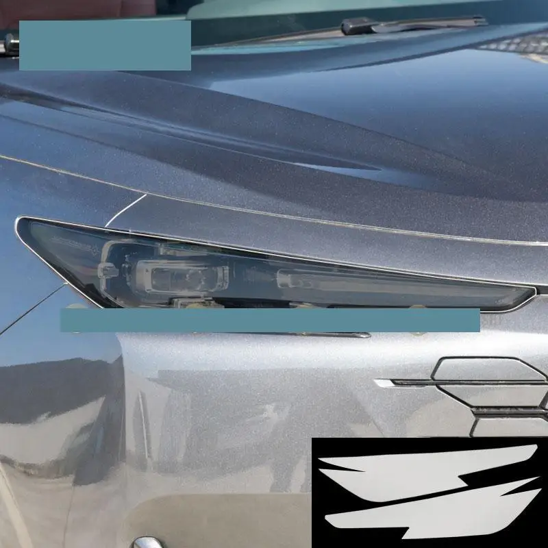 For Changan UNI-K 2021-2023 Car Exterior Headlight Anti-scratch TPU PPF Protective film Anti-scratch Repair film Accessories