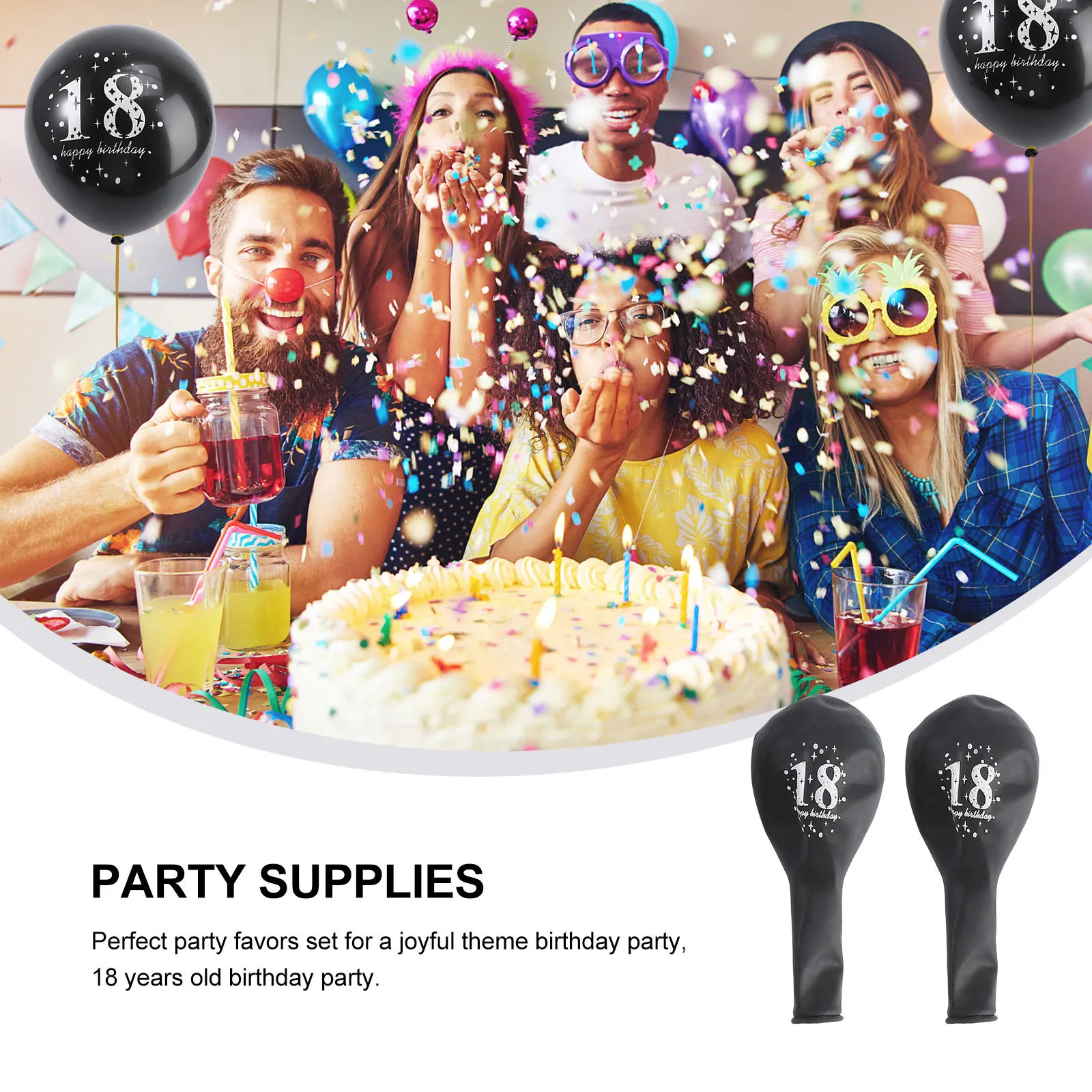 

50 Pcs Latex Balloon Balloons Party Supplies Decoration Decorations Birthday Favors