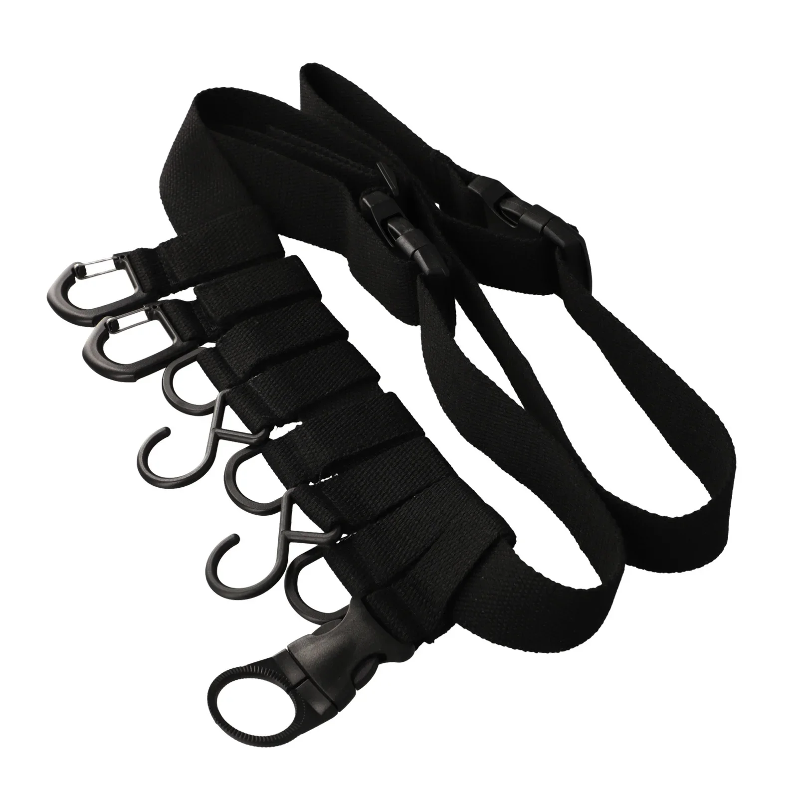 Outdoor Camping Hang Lanyard Treestand Strap Storage Straps Multi-Hook 2kg Load-bearing Capacity Hiking Camping Supplies