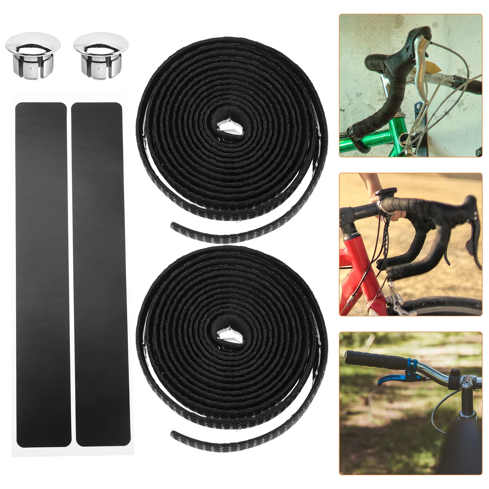 

Road Bike Handlebar Tape Anti-Skid Handle Wrap Sweat Absorption Durable Eva Grip Cover for Cycling Accessories