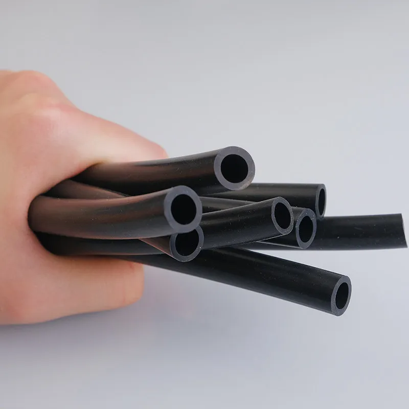 1~10Meters Black Silicone Hose Flexible Soft Silicone Tube High Temperature Resistance  Inner Diameter 0.3~38mm OD: 0.8~44mm