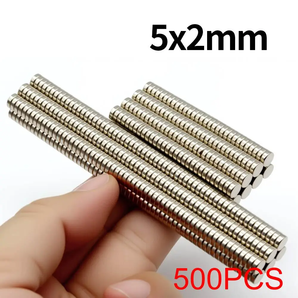 5x2mm supersterke neodymiummagneet N35 NdfeB permanente magnetische imanes ronde krachtige magneten koelkast