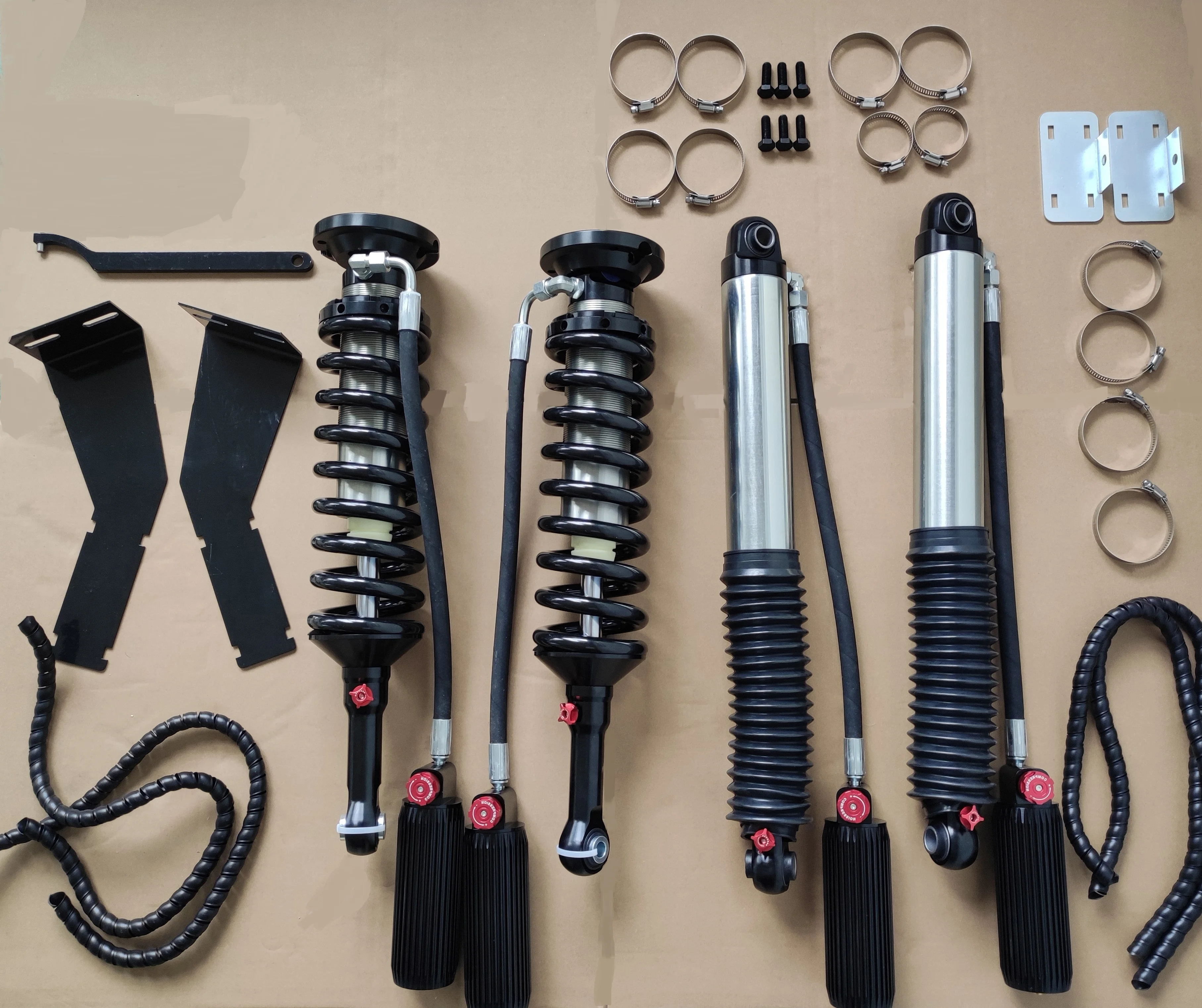 LODshock High Quality Height Lift Off-Road Racing Coilover Kit  HILUX VIGO with 32 level Soft to Hard Adjustable Damper