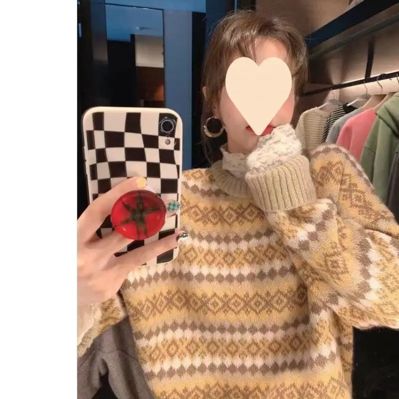 

Women's Clothing Sweater Loose Long Sleeves Hit Product Exquisite New Product At Home Outdoors Versatile Tops Autumn and Winter