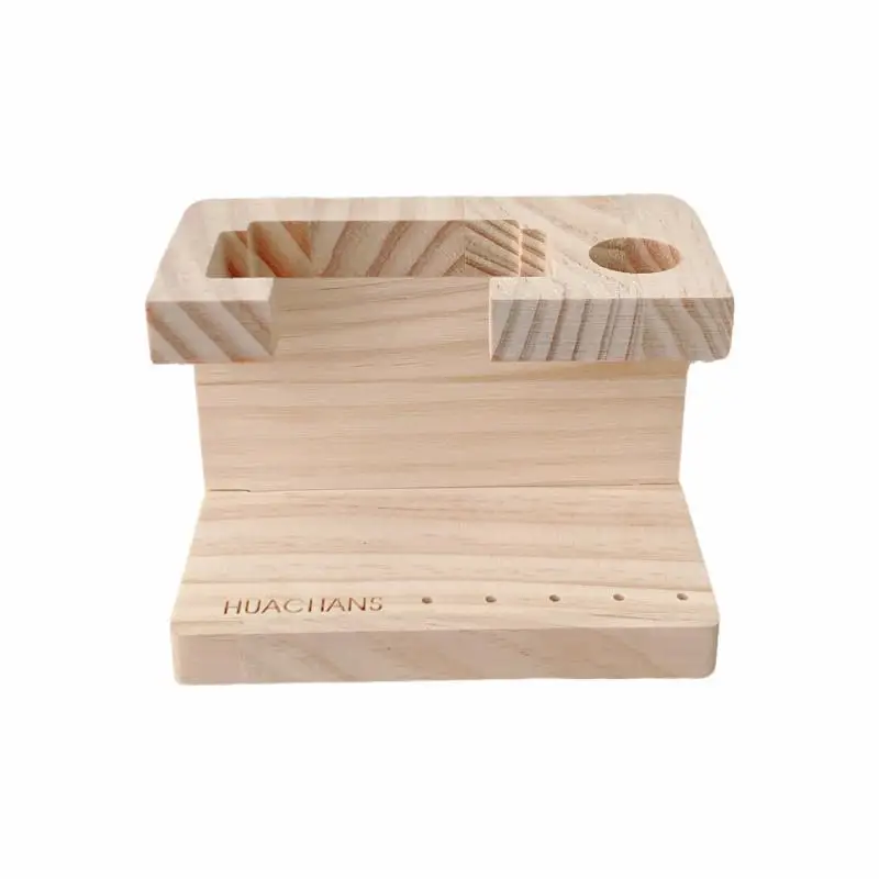 1Pcs Nail Drill Bit Wooden Holder: Summer DIY Manicure Storage Rack for Organizing Nail Art Accessories & Training Tools view 6