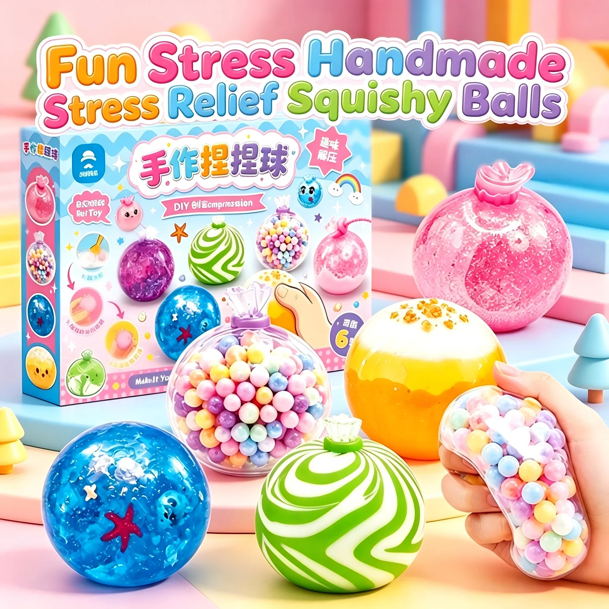 diy-squeeze-ball-making-kit-handmade-stress-relief-fidget-toy-creative-craft-supplies-for-parent-child-interaction-party-gift
