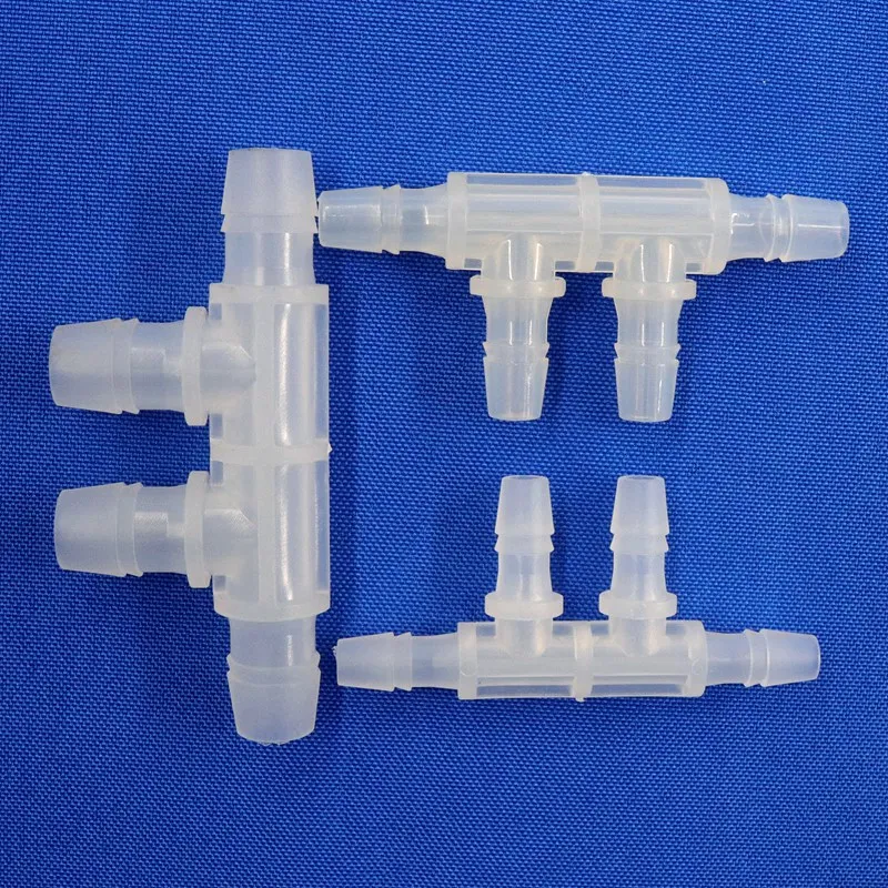 5~100pcs  2.4~11.1mm Food Grade PP 4-Ways Hose Splitter Connector Aquarium Fish Tank Water Air Hose Distributor