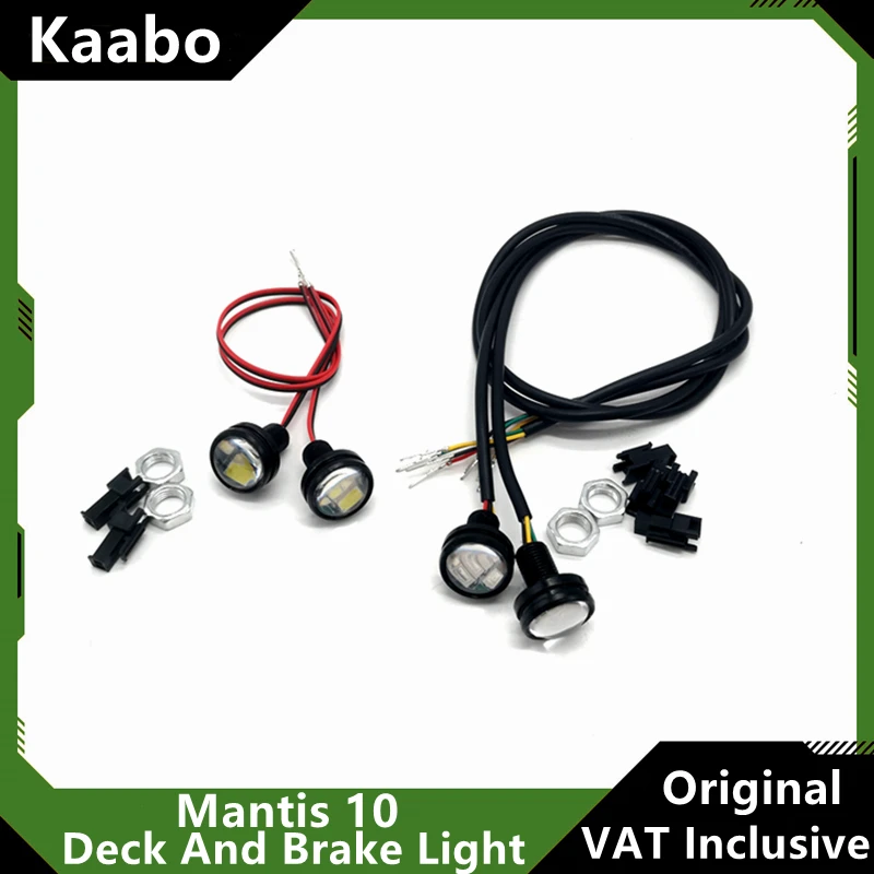 Original Kaabo 60V LED Spotlight For Mantis 10 E-Scooter Front Light Mantis8 Deck Brake Light Spare Parts Deck Brake Light