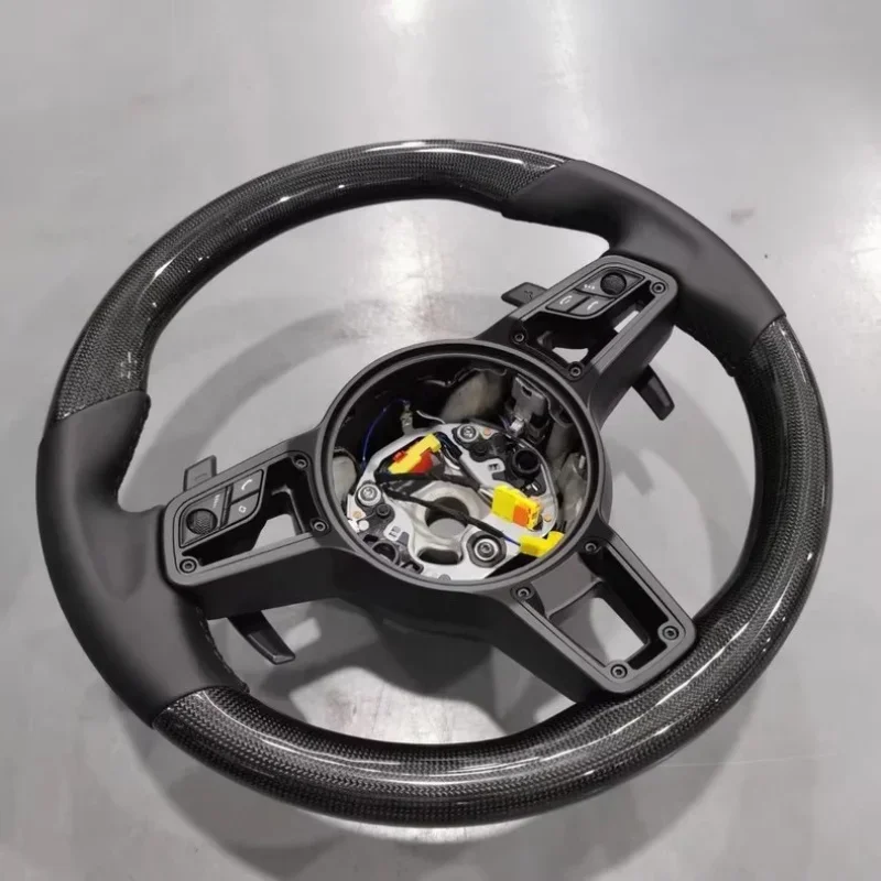 LED Steering Wheel Old Models Ascending New Models For Porsche Paramera Steering Wheel Modification Carbon Fibre 911 Cayenne