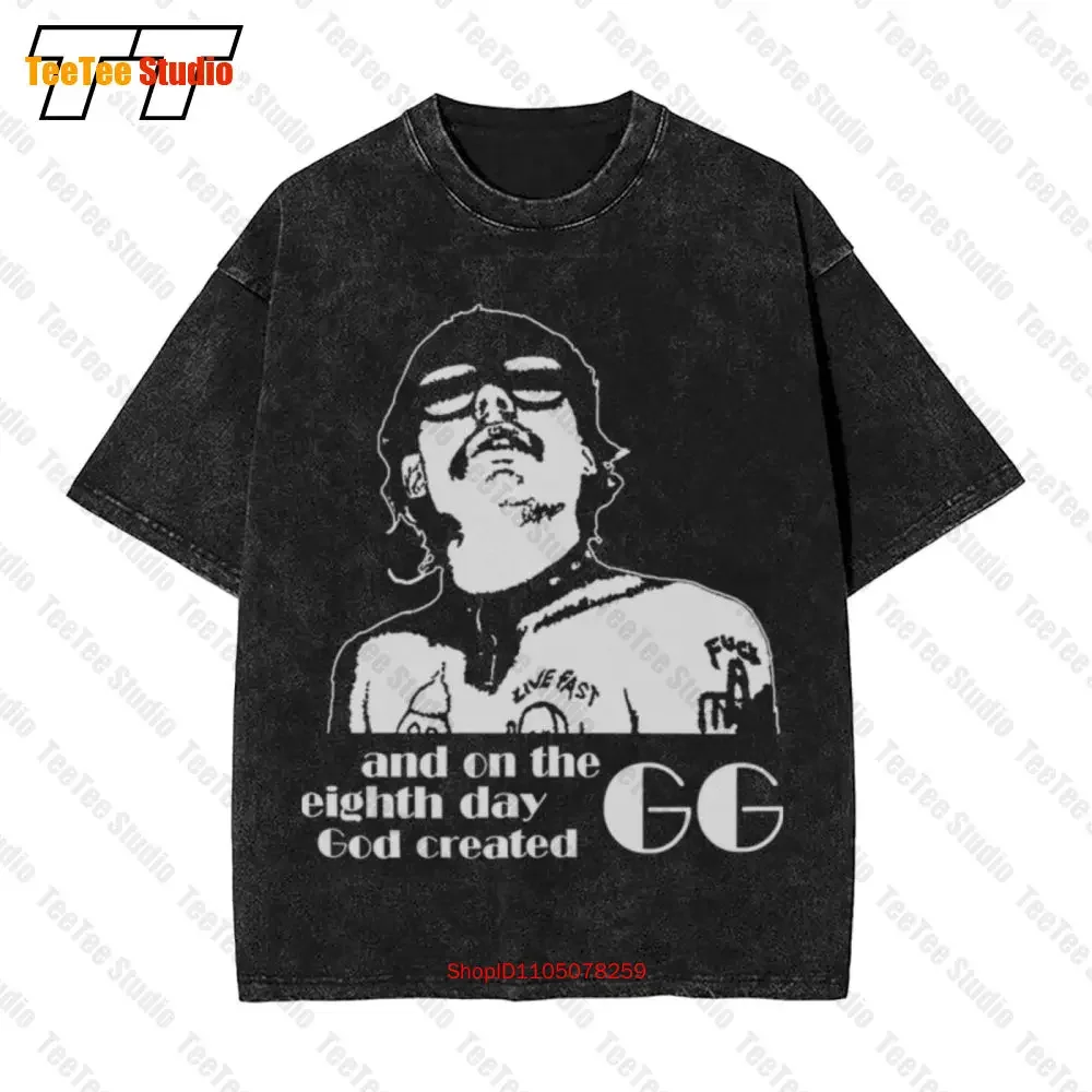 Gg Allin And On The Eighth Day God Created Gg Vintage Oversized T-Shirt UNAQ