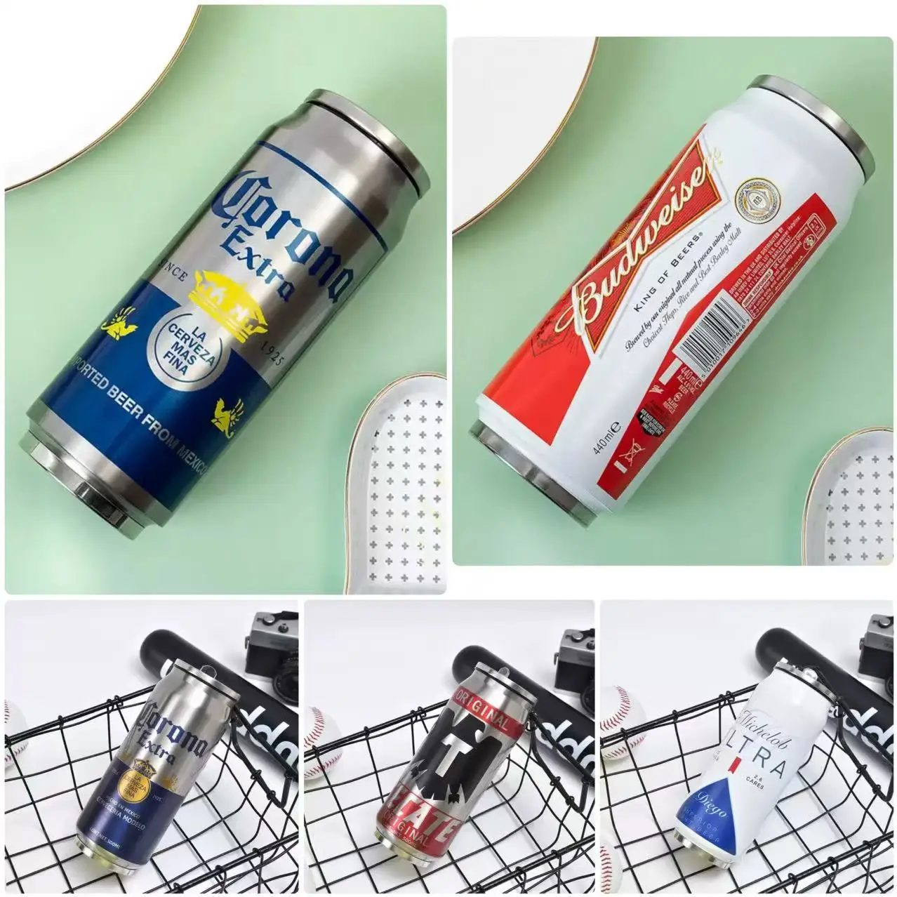 

304 Stainless Steel Insulated Cup 500ml Hot Cold Retention Tumbler for Coffee Tea Water Travel Home Office Essential Drinkware