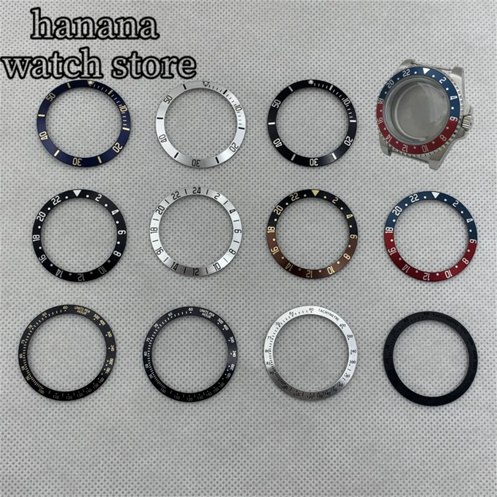 Watch bezel 38mm aluminum bezel is suitable for a 40mm case