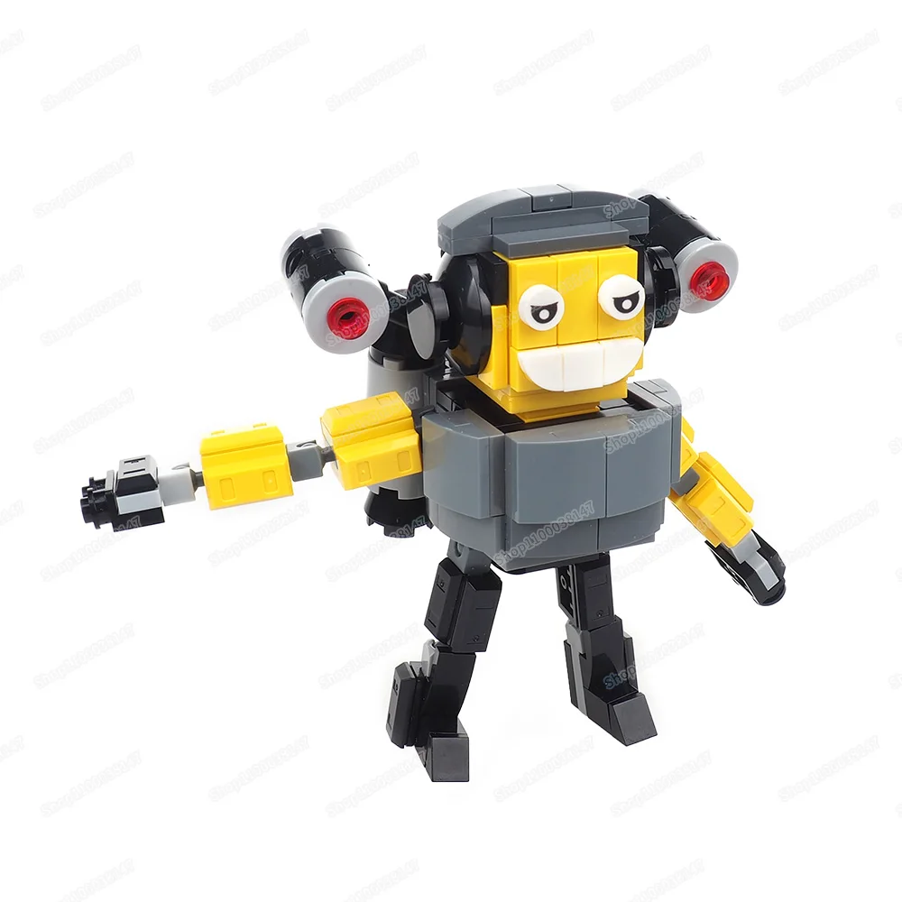 Toilet Man Armed Machine Life Building Block Assembly figures Mecha Weapons Titan War Attack Model Scene Children Gifts Boy Toys
