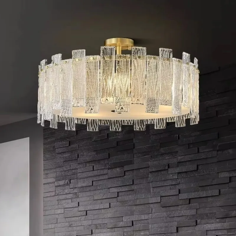 ما بعد الحداثة مصمم النحاس LED AC ضوء السقف جو بسيط لغرفة المعيشة غرفة نوم أو الدراسة