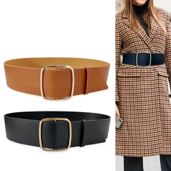 Plus Size Corset Belt Female Waist Wide Waistband Designer Belts For Women High Quality Big Dress Strap No Pin Coat Belt