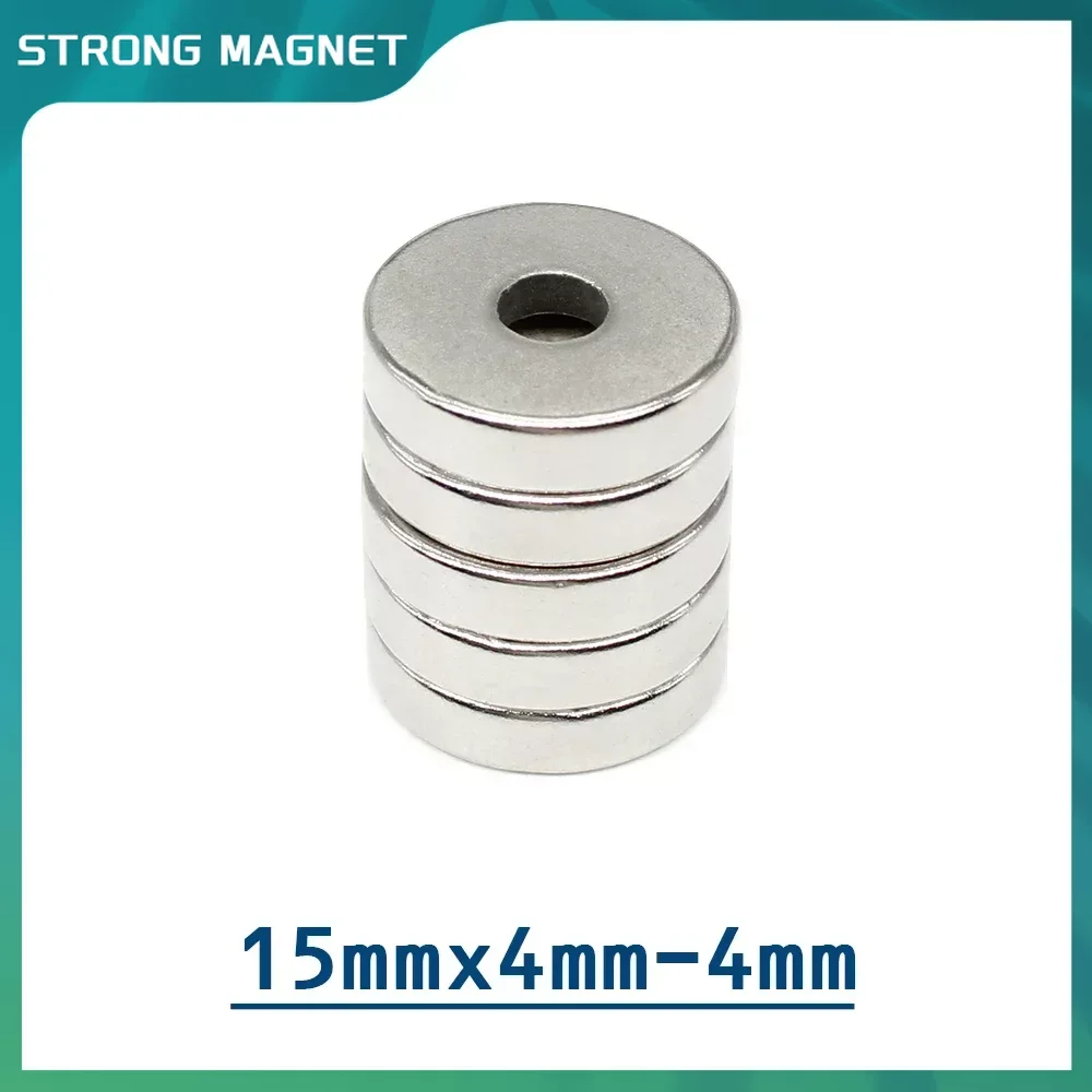 

15x4-4 Small Round Rare Earth Magnet 15X4 mm Hole 4mm 15x4-4mm Disc Countersunk Neodymium Magnet N35 15X4-4